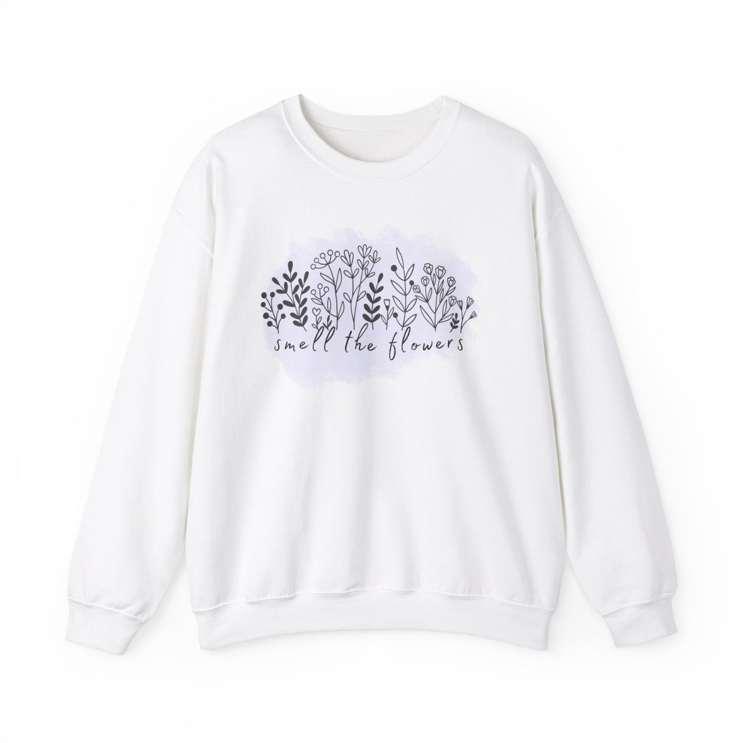 Smell the Flowers - Unisex Heavy Blend™ Crewneck Sweatshirt