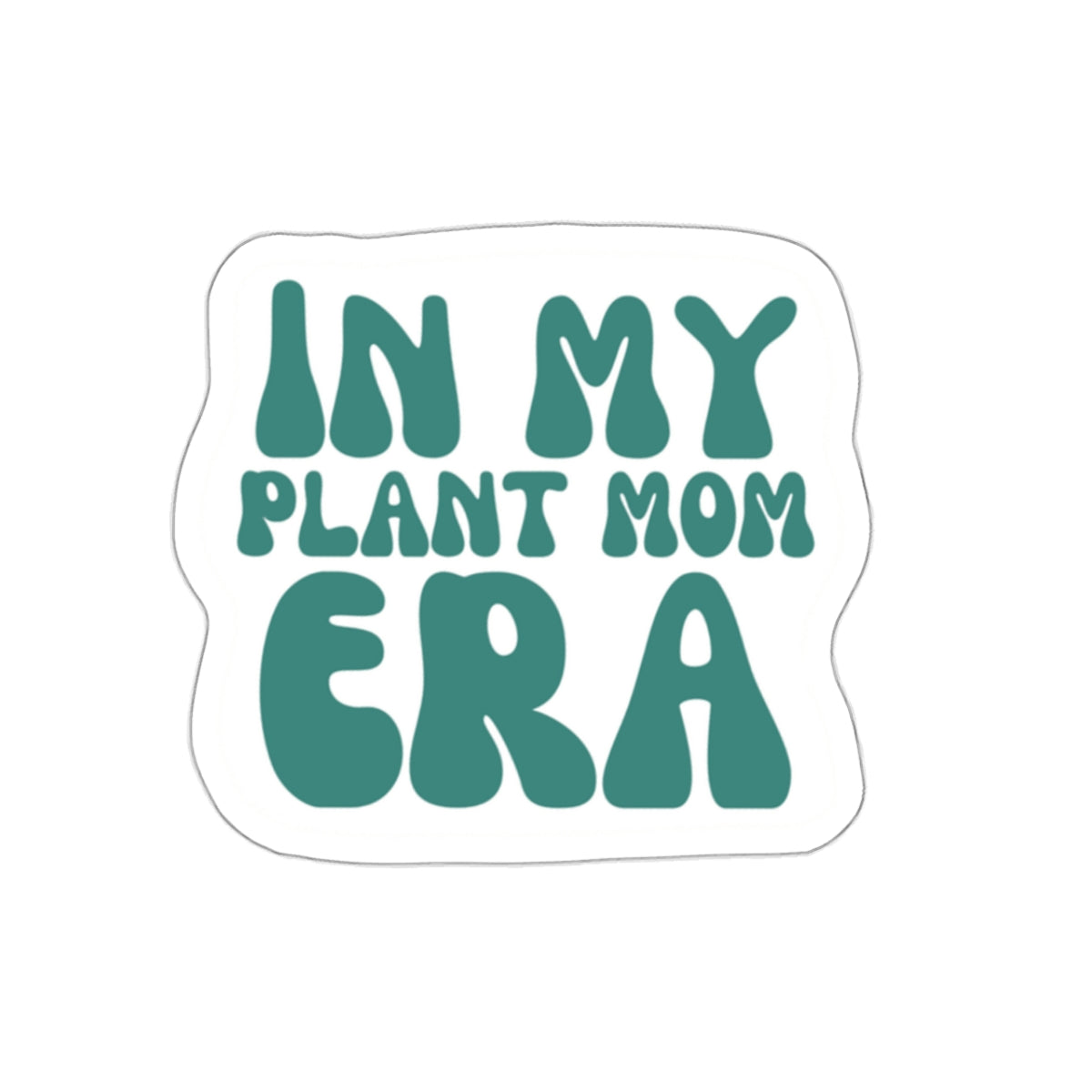 Plant mom era sticker, vinyl sticker, plant mom, plant lover, era sticker, gift idea, gift for her, Mothers Day gift, trendy, cup sticker